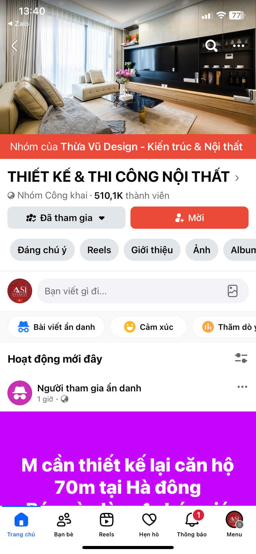 Thiết Kế & Thi Công Nội Thất